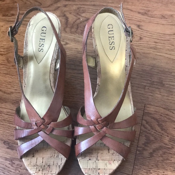 Guess Shoes - Guess Espadrilles US size 9 with leather straps